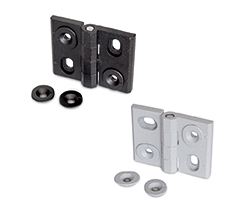 GN 127-Hinges with adjusting inserts